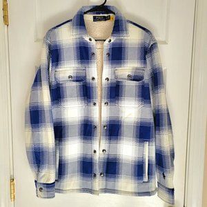 Polo Ralph Lauren Men’s Plaid Fleece Jacket Overshirt - Size Small